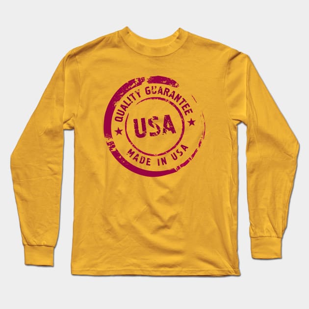 Made in the USA Long Sleeve T-Shirt by BobbyG